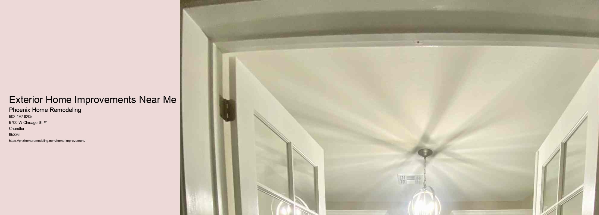 Exterior Home Improvements Near Me