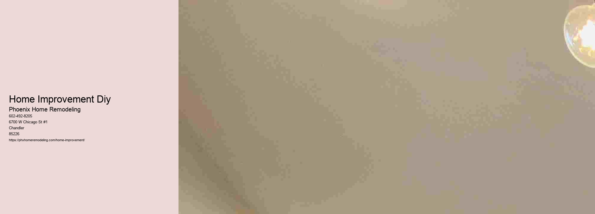 Home Improvement Diy